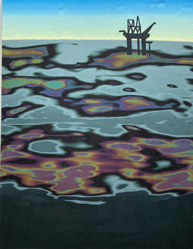 Philip Wiegard Mokume Gane Oil Spill Polymer Art Summit 2022